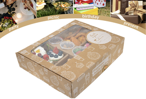 Boîte d'expédition aseptique écologique transparente en forme <span class=keywords><strong>de</strong></span> <span class=keywords><strong>livre</strong></span> pour plateaux <span class=keywords><strong>de</strong></span> collations, thé <span class=keywords><strong>de</strong></span> l'après-midi, fruits, pain, hamburgers et pâtisseries - Product Image 3