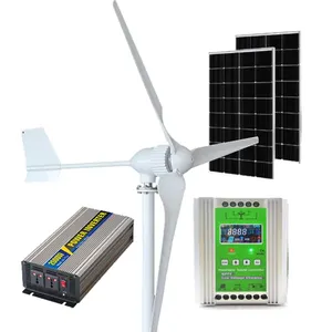 Moulins à vent à haute efficacité 300W 400w 600w 1000w 12v 24v Turbine éolienne à arbre Horizontal générateur d'énergie éolienne de Camping