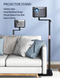 Soporte de Proyector Mejorado, Soporte de Piso Ajustable de 38-51 Pulgadas, Altura Máxima de 51 Pulgadas, Base con Peso, Soporte Universal para Proyector - Product Image 3