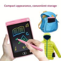 Tablet Tulis LCD Ramah Lingkungan HX, Papan Gambar Anak, Papan Sketsa Digital Portabel, Layar Warna Digital yang Dapat Digunakan Kembali, Papan Tulis Digital