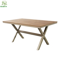 Ensemble table et chaises de salle à manger de jardin de meubles de restaurant de restauration rapide d'extérieur de luxe