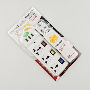 เทคโนโลยีใหม่ 2024 สายไฟต่อราคาโรงงานพร้อมช่องจ่ายไฟ 3 <span class=keywords><strong>4</strong></span> 5 6 และพอร์ตชาร์จ USB 3 พอร์ต รางปลั๊กไฟ, - Product Image 6