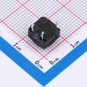 TSW08111-060B331BA Tactile Switch Through hole Component (THT)-4P,8x8mm Switch Single Pole Single Throw Round Button 1.8N 8mm - Product Image 2