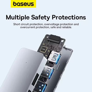 Baseus <span class=keywords><strong>USB</strong></span> <span class=keywords><strong>Hub</strong></span> 4 cổng ABS <span class=keywords><strong>HUB</strong></span> <span class=keywords><strong>USB</strong></span> 3 0 cho máy tính xách tay đa Splitter Adapter cho Xiaomi Lenovo Macbook <span class=keywords><strong>PC</strong></span> phụ kiện máy tính - Product Image 3