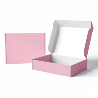 Boîte d'expédition personnalisée en carton ondulé écologique et recyclable avec logo en relief pour emballage de chaussettes et de fourrures