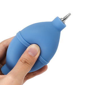 เครื่องเป่าลมซิลิโคนสำหรับทำความสะอาดฝุ่นสำหรับคีย์บอร์ดกล้อง หัวฉีดขนาดใหญ่พร้อมปลายโลหะ มีตัวเลือกหลายสี - Product Image 3