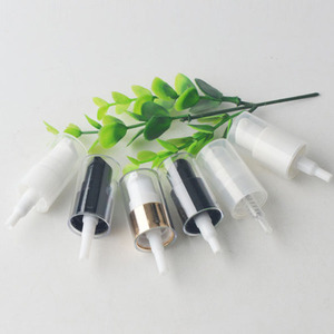 Autonomy Bouchon de flacon cosmétique en plastique PP électroplaqué aluminium, type pompe à poudre ou tête d'émulsion bec de canard, 18-20 pouces - Product Image 1
