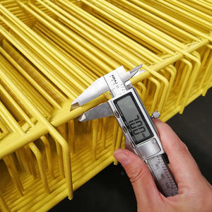 Pannello di recinzione di protezione del bordo in acciaio rivestito di prevenzione della caduta barriera temporanea del cantiere di alta qualità 3D modellazione - Product Image 3