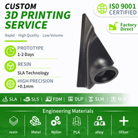 Service d'impression 3D OEM SLA SLS DLP haute précision, modèle en résine ABS PC couleur intégrale, usinage de haute qualité, plastique personnalisable ISO