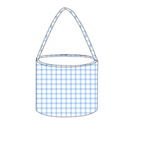 Panier de Pâques imperméable personnalisé Puresun pour enfants, grand sac fourre-tout, seau de pique-nique pour le rangement des jouets et les articles essentiels pour les fêtes