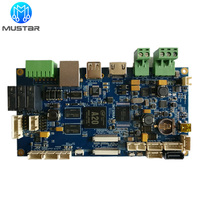 Service d'assemblage SMT certifié ISO9001 Mu Star, fichier Gerber, liste BOM, personnalisation rapide, PCB et PCBA multicouches pour le contrôle industriel