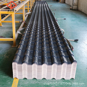 Synthetic Resin Roof <b>Tiles</b> Corrugated 2.5mm-3.0mm Thickness 1050mm Width For Roof Waterproofing - Product Image 1