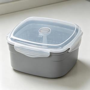 Voedselveilige PP plastic stoombox voor de magnetron, met stoomventieldeksel ter voorkoming van brandwonden en morsen, voor dagelijks gebruik - Product Image 3