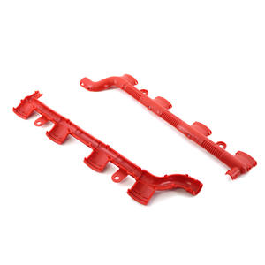 Conducto flexible de nailon para cableado, para Audi A6 C6 A1 A3 A4TT Volkswagen EOS Passat Scirocco, rojo y negro W135 - Product Image 1