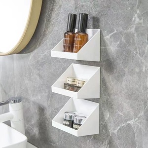 Clear Acrylic Cosmetic Storage Box <b>Foldable</b> Organizer For Bathroom Makeup And Lipstick Shelf Rack Small Household Gadget - Product Image 2