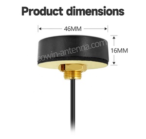 Antena Vertical <span class=keywords><strong>Tango</strong></span> Puck <span class=keywords><strong>de</strong></span> 2.4GHz con Montaje <span class=keywords><strong>de</strong></span> Tornillo Impermeable y Ganancia <span class=keywords><strong>de</strong></span> 3.5dBi para Conector WiFi - Product Image 6