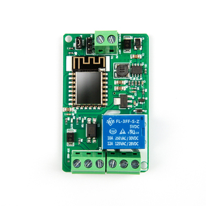 Relais réseau WIFI vert compatible ESP8266 10A 220V, entrée 7V~30V, mode relais WIFI ESP8266 - Product Image 1
