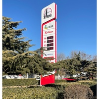 Affichage LED de station-service, écran LCD, signalisation numérique et écrans, lecteur publicitaire