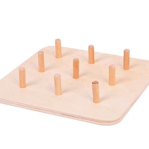 <span class=keywords><strong>Montessori</strong></span> — Puzzle en bois multifonctionnel, jouets éducatifs, bien pour le développement des yeux des mains, vente en gros, - Product Image 4