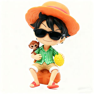 Figurines d'action d'anime en PVC de haute qualité en gros, 1 pièce, pour la décoration de voiture, de bureau, de gâteau, figurines d'anime - Product Image 4