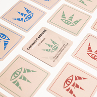 Carte de jeu personnalisée d'usine, services d'impression de cartes flash, carte d'affirmation positive