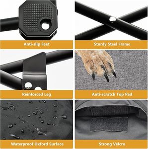 Luxurious Modern Portable <strong>Dog</strong> <strong>Bed</strong> Waterproof Cat Mat for Travel Camping Square Foldable Outdoor <strong>Bed</strong> <strong>Fashionable</strong> Cartoon Style - Product Image 6