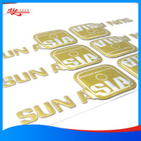 Factory Outlet Self-Adhesive 3D Logo Soft Plastic Stickers for Consumer Electronics-Customizable Size and Color