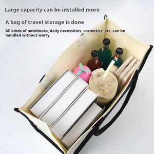 Sac fourre-tout promotionnel en toile avec revêtement imperméable, stock vierge pour personnalisation - Product Image 2