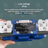 Vanne de commande directionnelle électro-hydraulique pilotée par solénoïde bidirectionnelle Rexroth Type 4WEH10/16/25/32, 350 bars, haut débit, DC24V