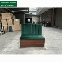 Ensemble de mobilier commercial pour restaurant : banquette en PU, chaise d'appoint et table à manger en bois massif pour hôtel et café