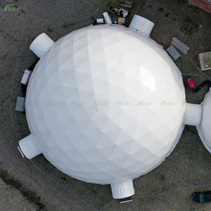 Tente de réception de grande taille pour salon professionnel, dôme de 25 m, 30 m, 50 m, projecteur 360°, imperméable, pour événements commerciaux, fêtes, mariages - Product Image 3