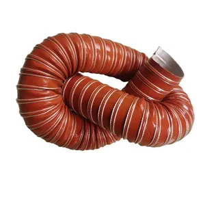 Trasmissione aria calda e fredda tubo flessibile di canalizzazione dell'aria filtro dell'aria tubo flessibile in silicone flessibile ad alta temperatura tubo di ventilazione
