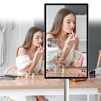 Layar Sentuh 27 Inci Sistem Operasi Android 128GB Baterai Internal dengan Kamera 13MP TV Portabel Pintar Monitor Putar