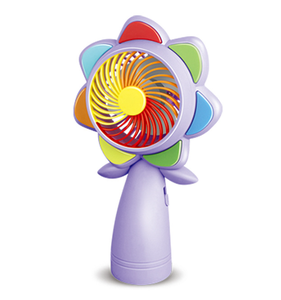 Hot-Bán Cầm Tay Nhỏ Hướng Dương Mini <span class=keywords><strong>Fan</strong></span> Với Ánh Sáng Đầy Màu Sắc Xách Tay USB Có Thể Sạc Lại Điện Người Hâm Mộ - Product Image 6