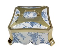 Conteneur alimentaire isotherme élégant à double paroi et base carrée 4L 5L 6L, cocotte thermique en acier inoxydable pour mariages et dîners