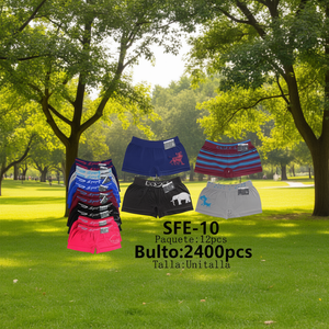 Pantaloncini Casual da Donna Sfe 10, 100% Poliestere Lavorato a Maglia, Traspiranti, con Elastico in Vita, Tinta Unita con Ricamo - Product Image 2