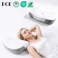 Oreiller en mousse à mémoire de forme pour dormeurs sur le côté, le dos ou le ventre, oreiller cervical ajustable confortable, coussin de lit profilé