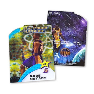 Muestra personalizada tamaño plástico 3D lenticular tarjeta PVC Morph Motion Zoom estrella cartel tarjeta - Product Image 6