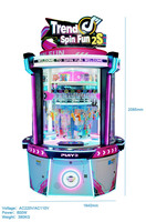 Machine de jeu de rédemption de billets Trend Spin Fun 2, machine de loterie d'amusement intérieur à monnayeur, direct usine