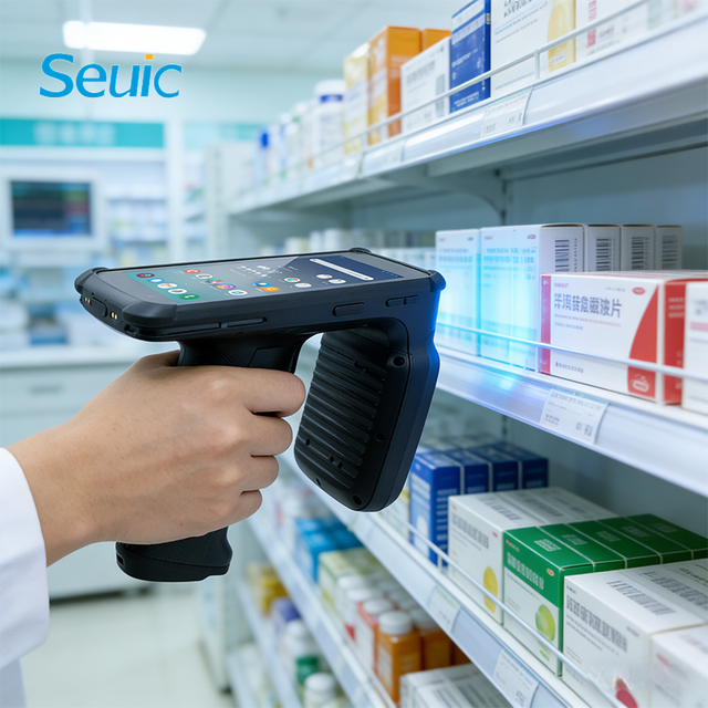 IP67 Rugged Android UHF RFID Reader Seuic Utouch 2 Long Range Handheld RFID Reader for Retail Shop Management