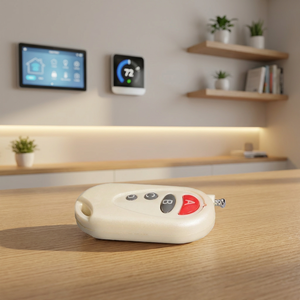 Télécommande RF 4 boutons à code d'apprentissage, qualité et <span class=keywords><strong>prix</strong></span> usine, pour automatisation <span class=keywords><strong>de</strong></span> <span class=keywords><strong>garage</strong></span>, ouvre-<span class=keywords><strong>porte</strong></span>/ouvre-volet, portée 30m - Product Image 3
