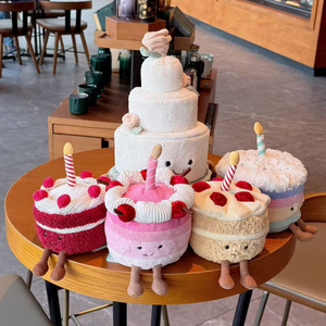 Jellycat Cake Plush Bouquet Muñeco de <span class=keywords><strong>Peluche</strong></span> Portátil, Juguete Suave y Adorable, Venta al por Mayor - Product Image 2