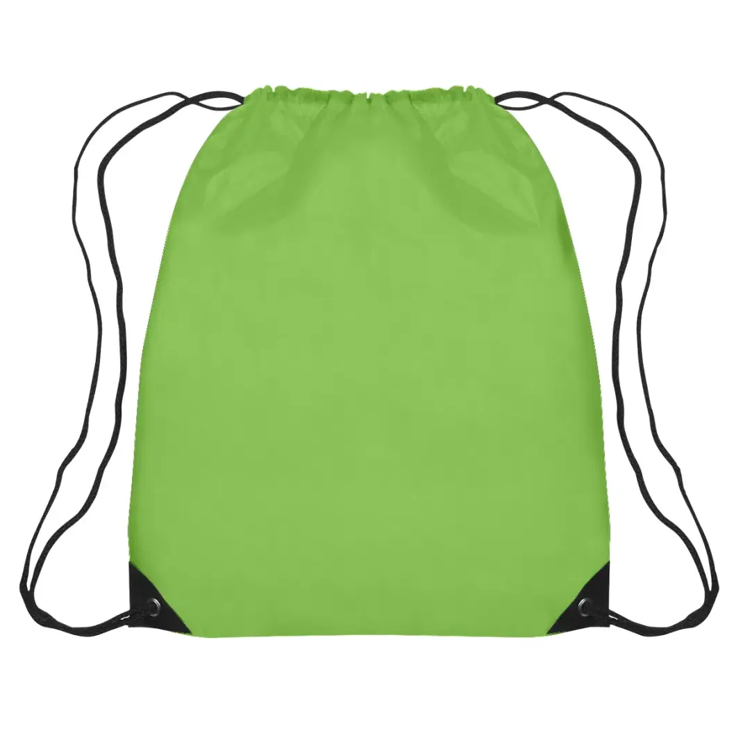 Bolsa Cinch deportiva de poliéster sin nailon de 13x17 pulgadas, mochila con cordón a granel, bolsas de almacenamiento deportivo para adultos, gimnasio, viaje, recuerdo de fiesta, regalo