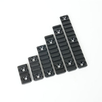 Support de lunette tactique en aluminium avec écrous et vis pour 3/5/7/9/11/13 emplacements, et ensembles de passants de sangle - Accessoire