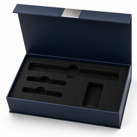 Boîte cadeau magnétique de luxe, emballage personnalisé, boîte rigide pour cosmétiques avec insert en mousse EVA pour flacon de sérum de soin de la peau, OEM