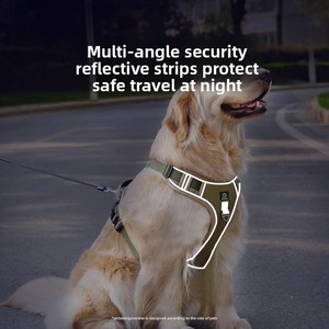 Arnés de Pecho Acolchado LOVEPET HT-517 para Perros Grandes y Extra Grandes, Anti-Tirones, Ajustable, de Tela Oxford - Product Image 2