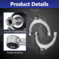Kit de suspension Frenzybro avec bras de commande supérieur et inférieur avant, rotule et biellette de direction pour Panamera (970) 2010-2013