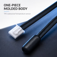 Super Industrial Use Waterproof Freeze-Resistant Molded TPE One-Piece Temperature Sensor NTC 10K Thermistor Corrosion-Resistant