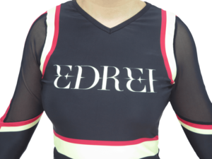 <span class=keywords><strong>Meito</strong></span> ชุดยูนิฟอร์มเชียร์ลีดเดอร์ของเด็กผู้หญิง, มาใหม่ชุดการแสดงชุดผ้าสแปนเด็กซ์/ โพลีเอสเตอร์พิมพ์ลายดิจิตอล - Product Image 2