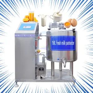 Ultra Stainless Steel Tank Fruit Pulp 1000l Cow Milk Pasteurizer with Refrigerate Cooling